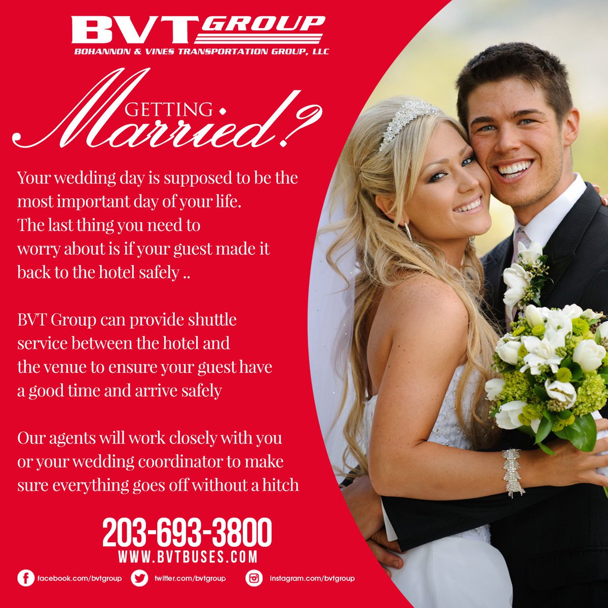 BVTGroup's tweet image. #weddingshuttle
#MarriedLife 
#brideandgroom
#coachbus
#weddingguest