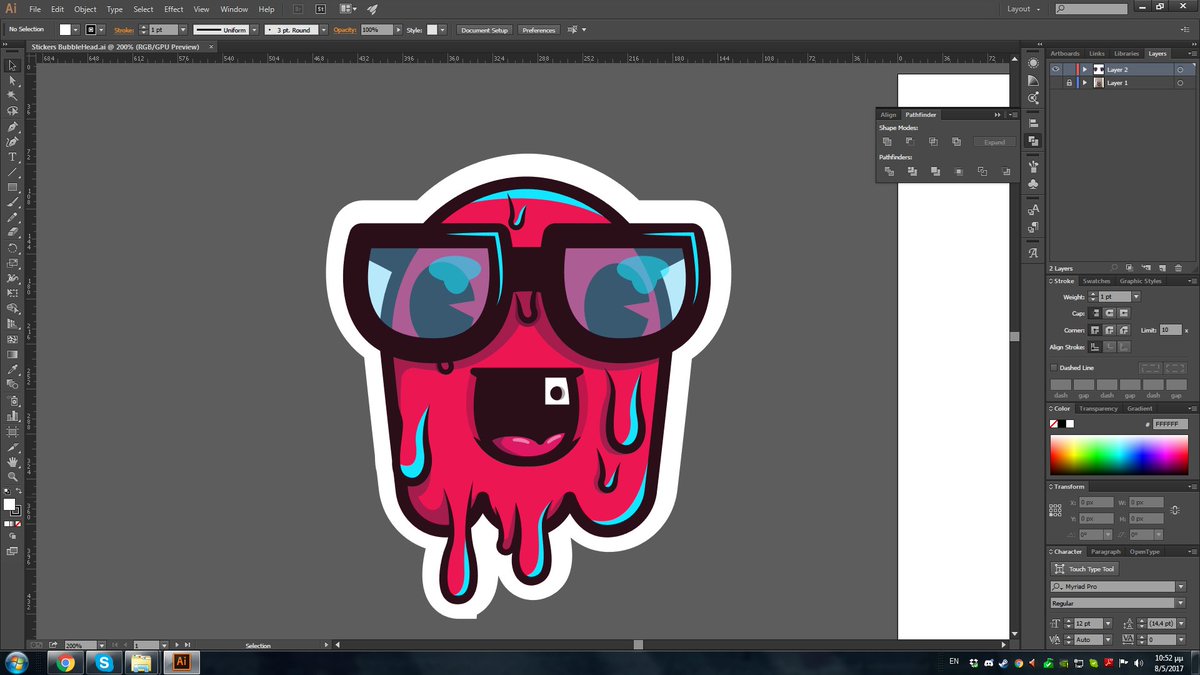 AngelosCreative's tweet image. Made this little dude. He is happy