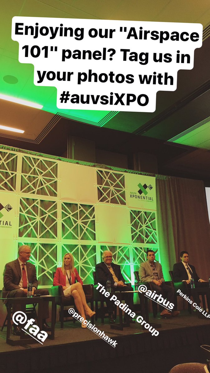 XPONENTIALshow's tweet photo. Did you enjoy the Airspace 101 panel? Make sure to stop by UAS Countermeasures at 3:30 in C147-148! #auvsiXPO https://t.co/ow8IJA2iDQ