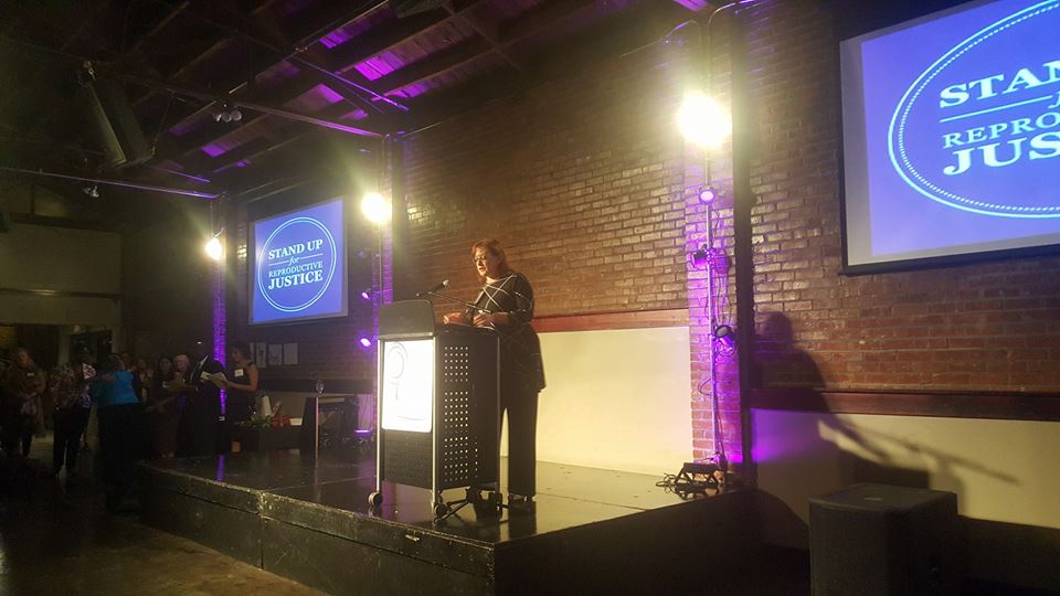 MsWula's tweet photo. Look at this awesome pic of Page Gleason at #SURJ2017! It was a memorable night for #FWHC for sure! https://t.co/BEFdGYSYS4