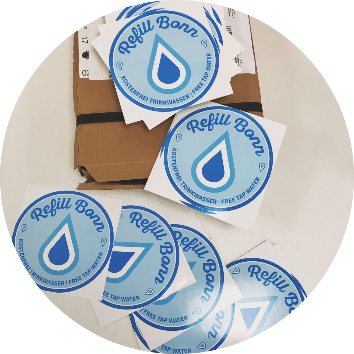 Die Sticker sind da...Es geht los!!!
