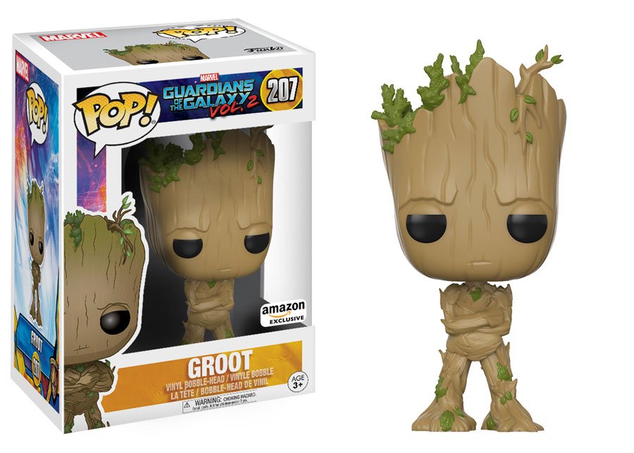 Funko's tweet photo. RT &amp; follow @funko for the chance to win an @amazon exclusive Groot Pop! #GOTGV2 https://t.co/wBe7iakoKl