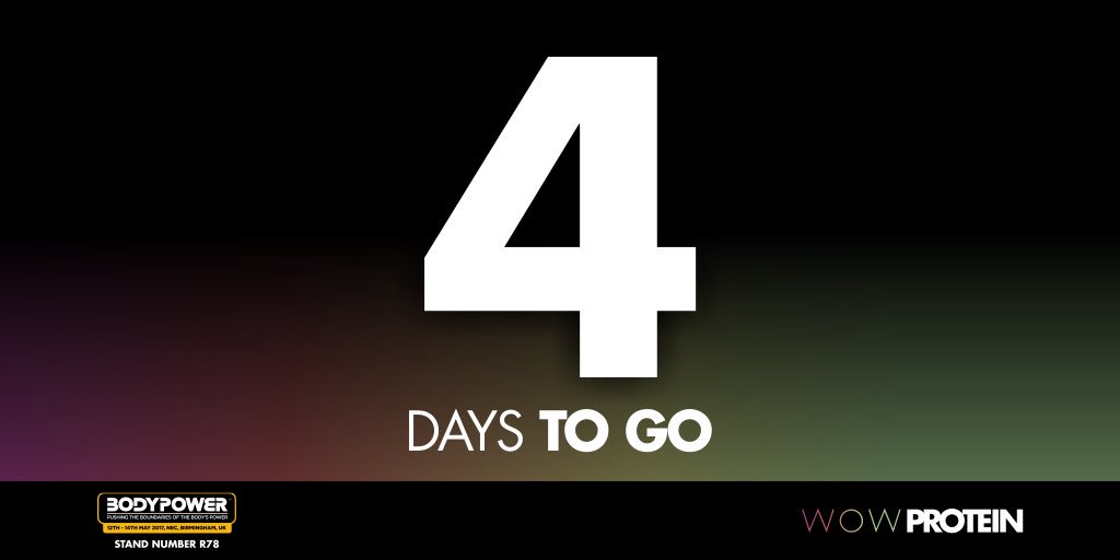 wowhydrate's tweet photo. THE COUNDOWN STARTS HERE @BodyPowerExpo #BODYPOWER17 https://t.co/4l21AeMH9z