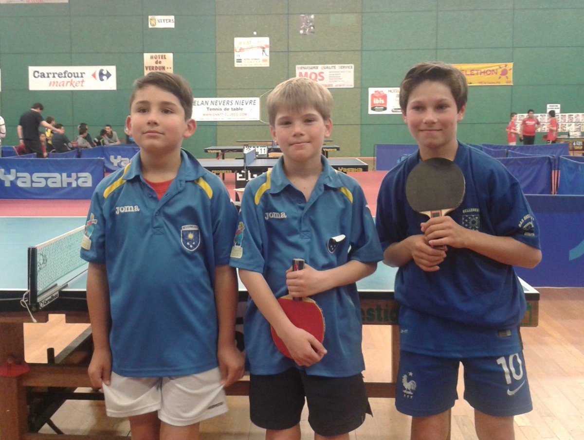cpbelleneuve's tweet photo. Interclubs Régionaux de #TennisdeTable à #Nevers : une belle 5ème place pour #Belleneuve avec nos benjamins Mahé Timothée et Yannis.  Bravo https://t.co/pCMrJjp6Bt