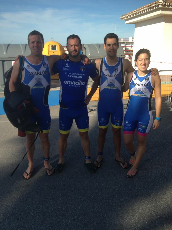 cdaxarlon's tweet photo. Resultados Triatlón de Benalmádena:
Steve 1h14m56s
Jesús 1h26m33s
José 1h28m11s
Mariluz 1h34m27s
¡Enhorabuena! https://t.co/xjrHY69gTi