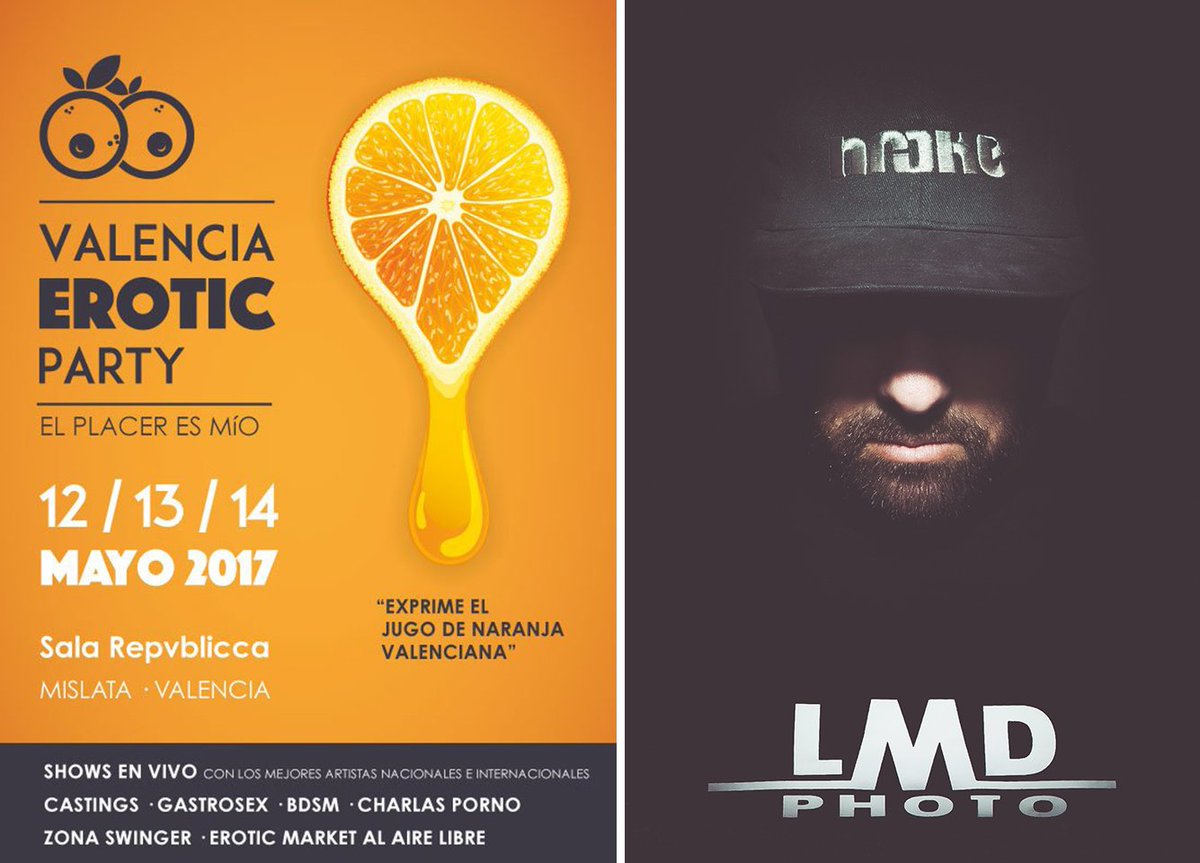 Nos vemos este viernes en <a href="/VlcEroticParty/">Valenciaeroticparty</a> 🤣 12, 13 y 14 a Valencia!!  lógicamente con un <a href="/pornomaton/">Pornomatón ( +18 )</a> que seguro que sorprende una vez más!!