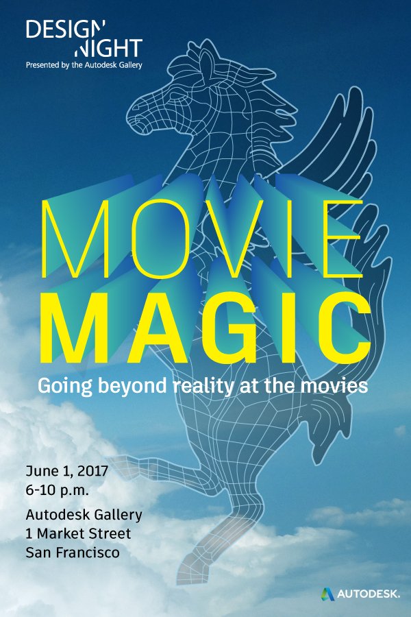 Join us for DesignNight: MOVIE MAGIC on June 1, 6-10 pm! Tickets are going fast: autodesk.com/vfx  #designnight