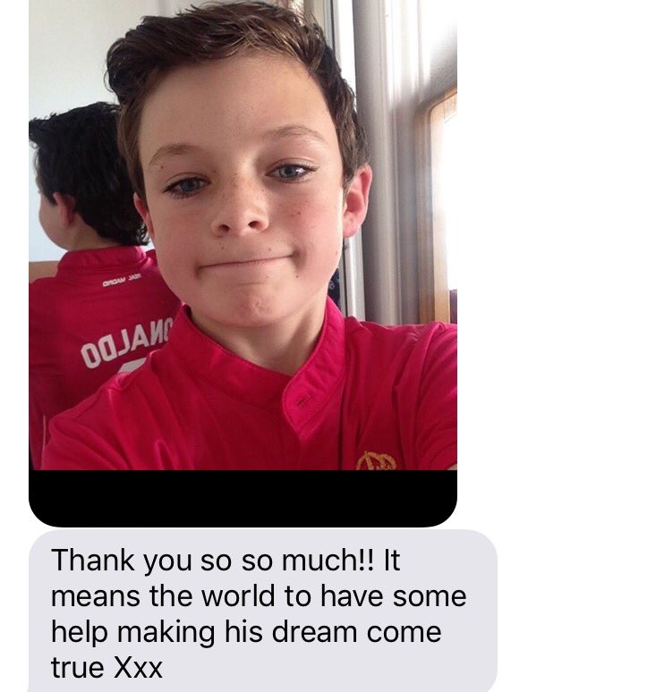 anita128's tweet photo. Well, I have to say the Arsenal fans and footy fans in general are being amazing tonight #helpcharlie @MesutOzil1088 https://t.co/V8ZvIiOhnG