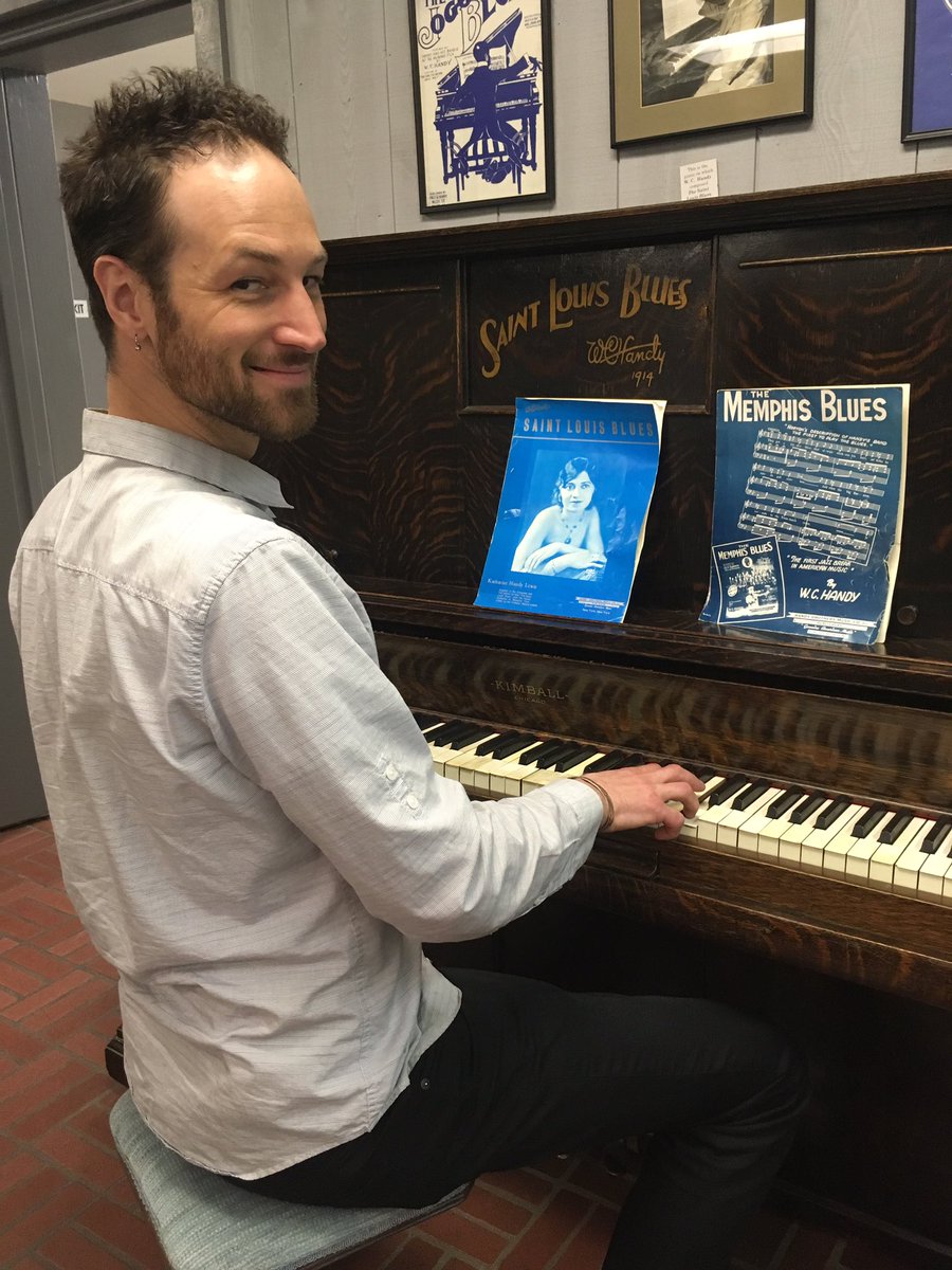 RSdiplomat's tweet photo. Piano of the man who literally "wrote the blues" @WCHandy @visitflorenceal musichistory #musictravellers #tbex https://t.co/PHyqpz1fK2