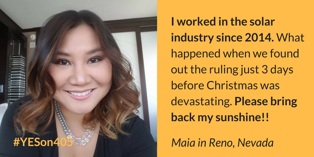 Thank you @watkins4nevada @LVchrisbrooks <a href="/jilltolles/">Jill Tolles</a> and Assemblywoman Neal for supporting solar! #NVLeg #AB405