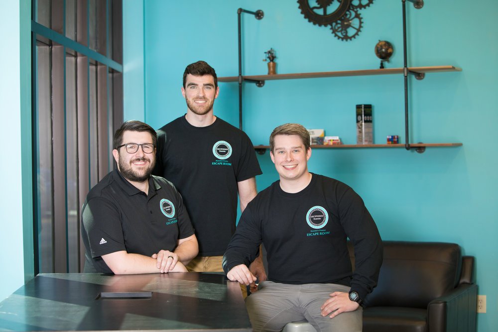 VirginiaLiving's tweet photo. Want to get away? #Roanoke's newest #escaperoom @DecipheredNoke makes it harder and more fun than you'd think. https://t.co/bB5lvtwTaX https://t.co/X1rNNb8jye