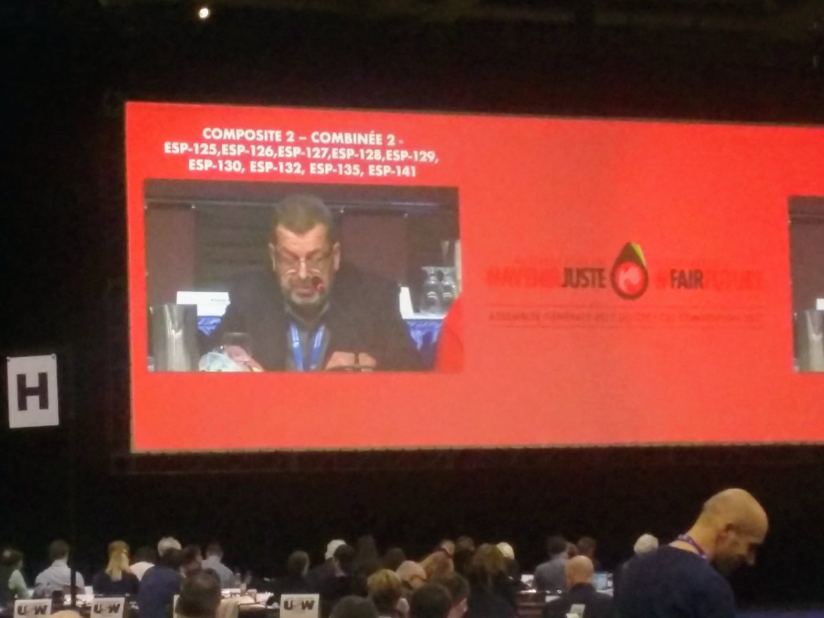 ETFOeducators's tweet photo. On behalf of resolutions committee, @etfopresident introduces #clc2017 composite res 2 on keeping infrastructure funding public #NoP3s #etfo https://t.co/IVCuEPhtMQ