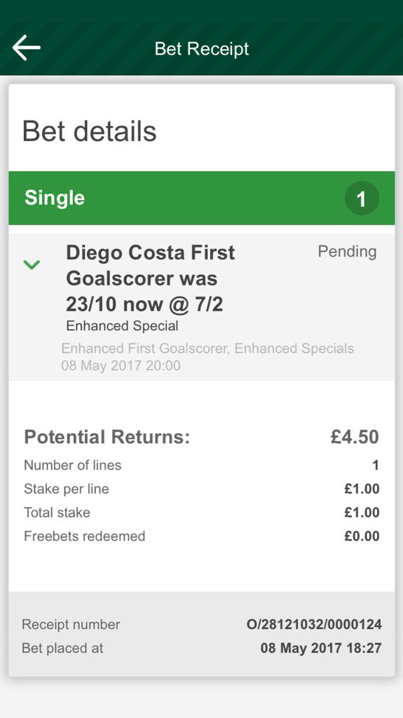 khilz82's tweet photo. @paddypower why have I not been paid out on this yet? https://t.co/gFmlGG0pRP