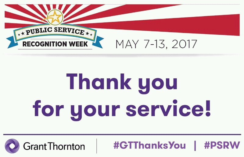 AYowCPA's tweet photo. Thank you everyone in Public Service! I have met many inspiring people through @GTPublicSector and @AGA_DC #GTThanksyou #PSRW https://t.co/rR9F5BML8V