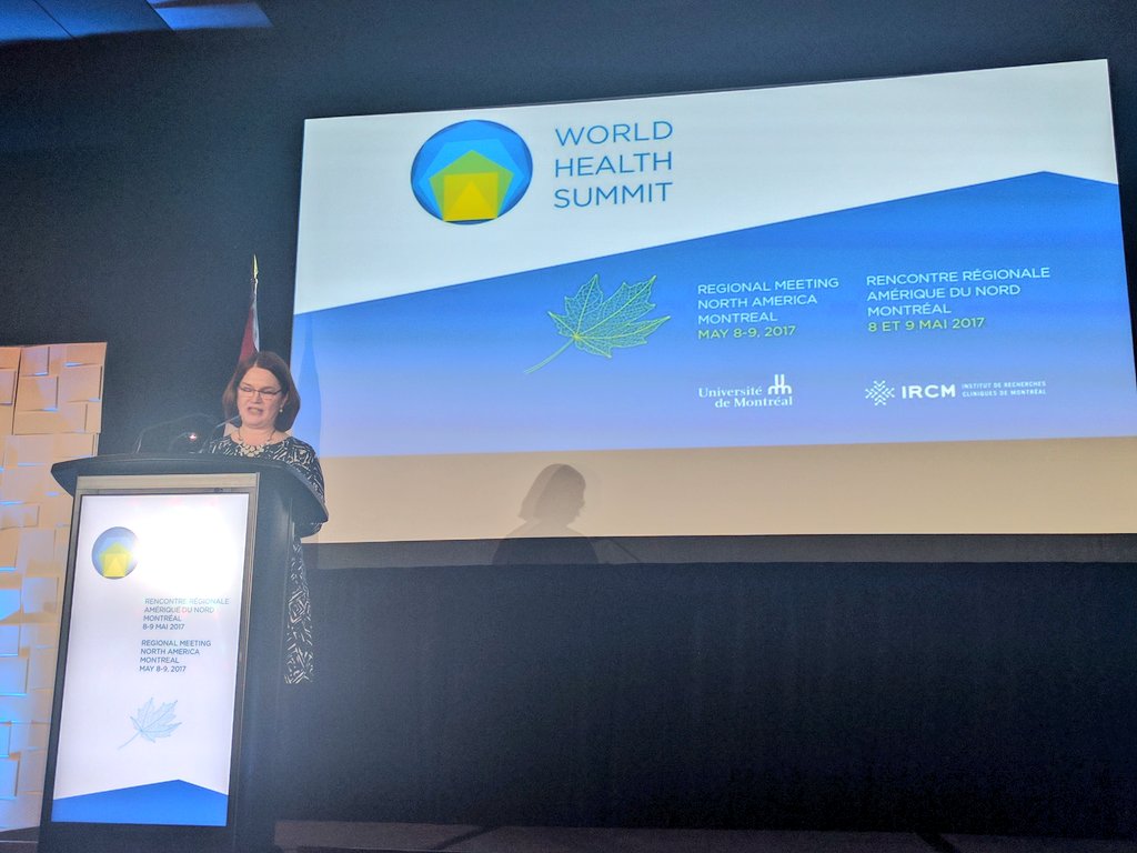 ircm_mtl's tweet photo. "Healthcare system core ingredients: social determinants, looking out for vulnerable populations &amp; health research" -@janephilpott #WHS2017 https://t.co/cQr8cEoB3i