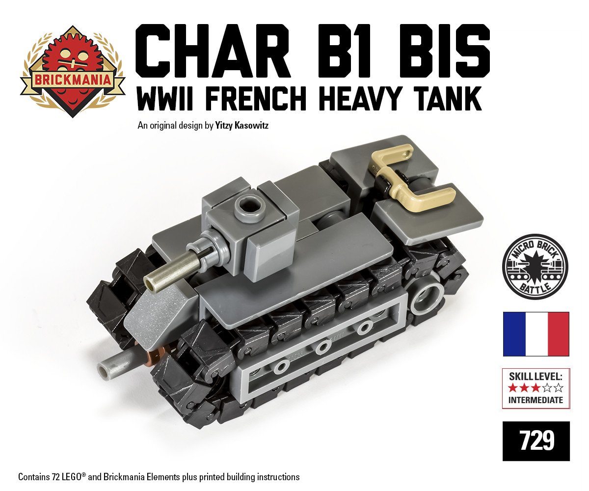 Brickmania Toys on X: The Char B1 Bis Micro-tank is here! Order