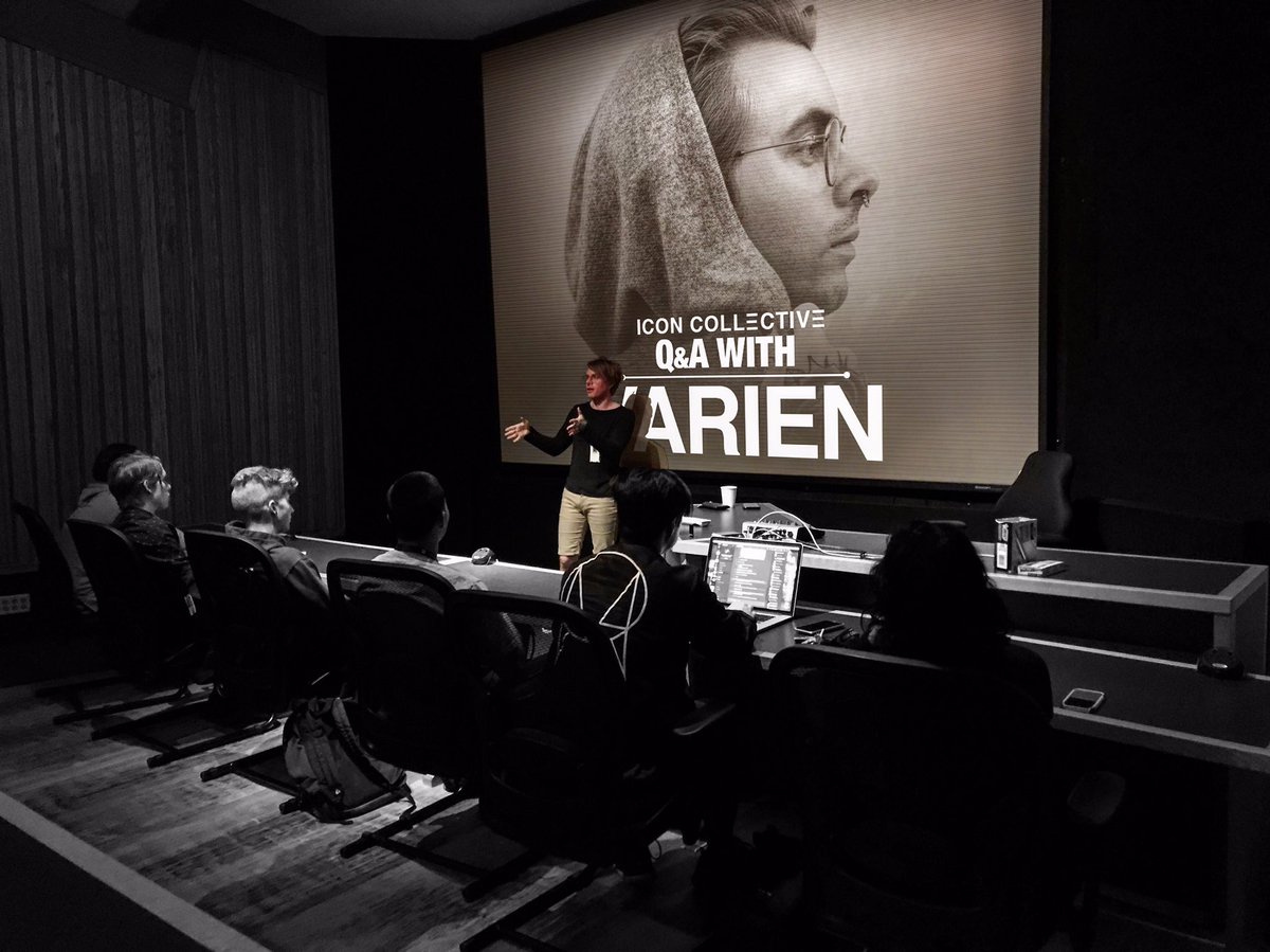 iconcollective's tweet photo. Much love to @varienofficial for swinging by Icon and sharing excellent insight with our students 🙏🏽
#TodayAtIcon https://t.co/s2HGK4Hkmp
