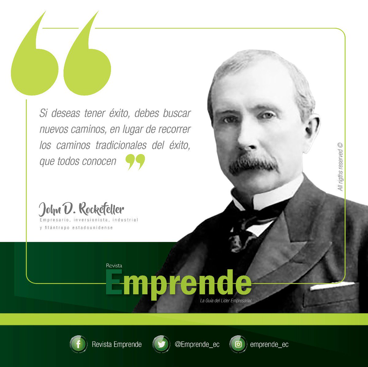 John Rockefeller - Pensador