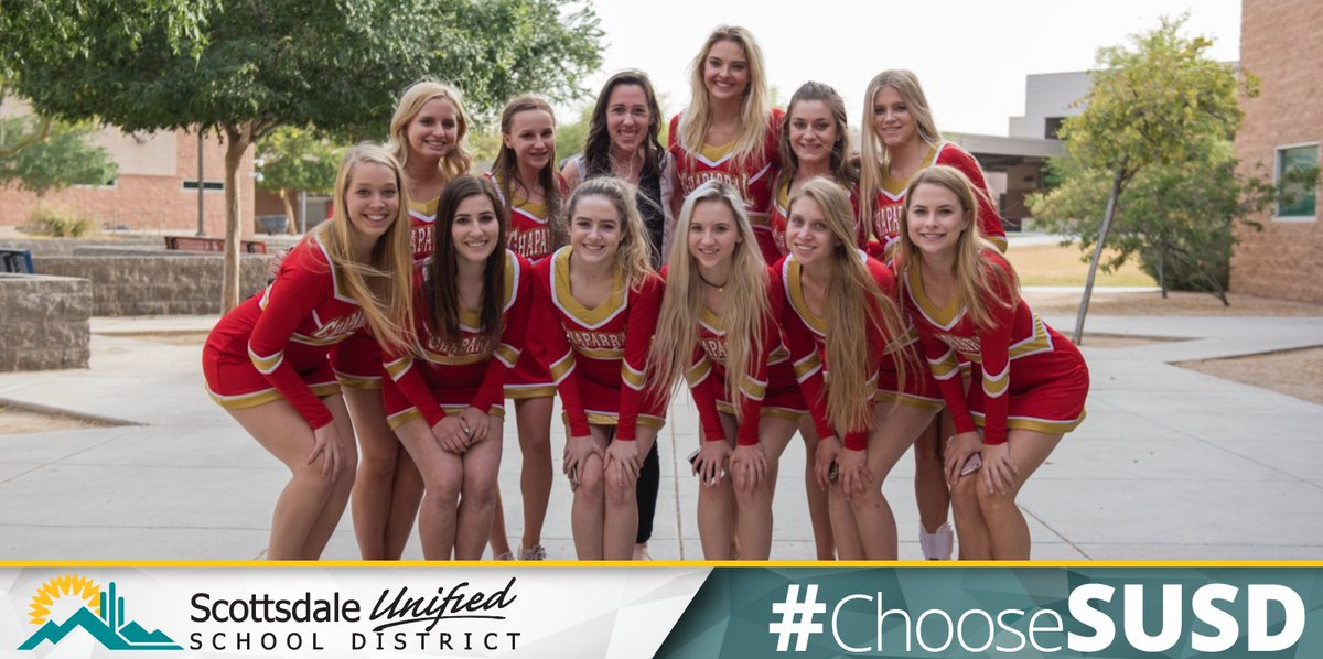 ScottsdaleUSD's tweet photo. Universal Spirit Association National Championship – Large Advanced Pom Award:  @ChaparralSUSD High School Pom Team, Coach Kelsey Tomlinson🎉 https://t.co/DjCGwSYoqW