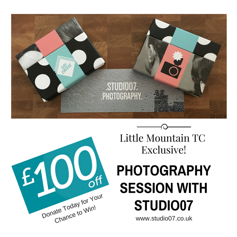 LittleMountTC's tweet photo. https://t.co/SIH7MALW9o Donate ANY amount from now until May 15th &amp; you're automatically entered to win £100 towards a 📸shoot with #Studio07 https://t.co/90Q7R8DgjX