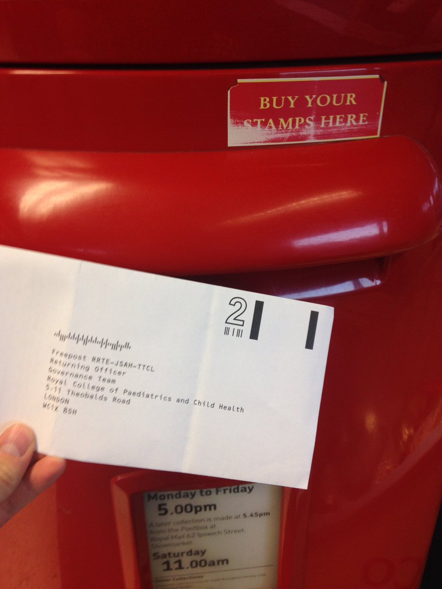 #paediatric trainees, it's time to vote for your next <a href="/RCPCHtweets/">RCPCH</a> trainee committee chair. Stop reading twitter and go vote.