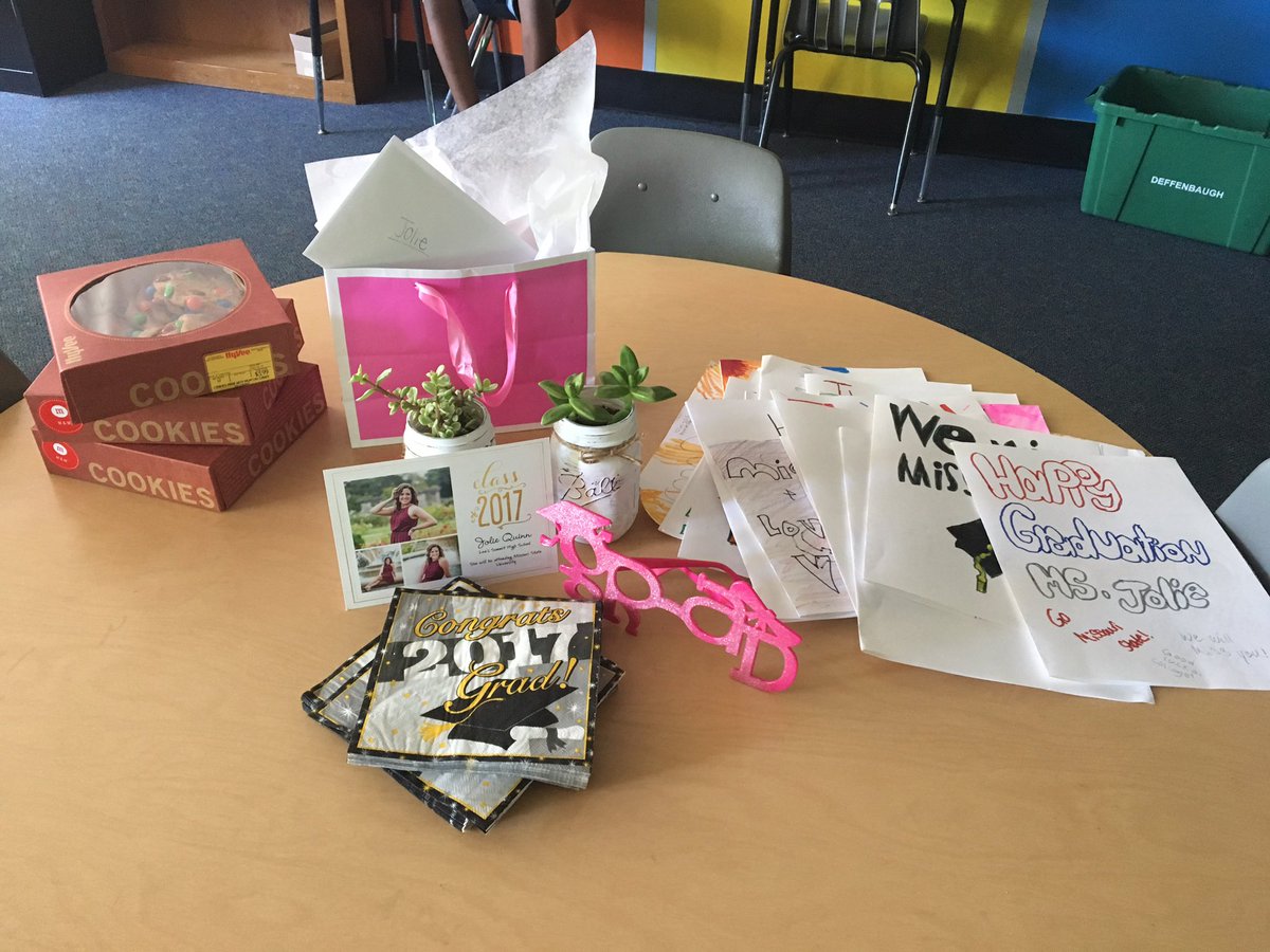 becky_bien's tweet photo. Happy graduation to cadet teacher Miss Jolie! The cadet teaching program gives hands-on learning opportunities to LS Seniors #ple50 #r7proud https://t.co/fDMluKt4t7