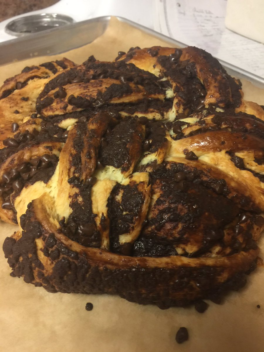 SkiBumSweets's tweet photo. Chocolate babka, big and small! #bread #chocolate #chocolatebabka #swirls #yummy #chocolateforbreakfast https://t.co/eciPlvuyd7