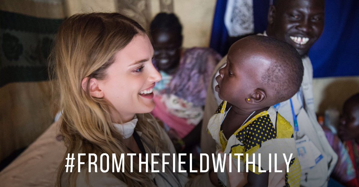 Beautiful inside &amp; out, <a href="/LilyMDonaldson/">Lily Donaldson</a> is sharing photos from her time with <a href="/IMC_Worldwide/">International Medical Corps</a> in #SouthSudan: instagram.com/internationalm… …