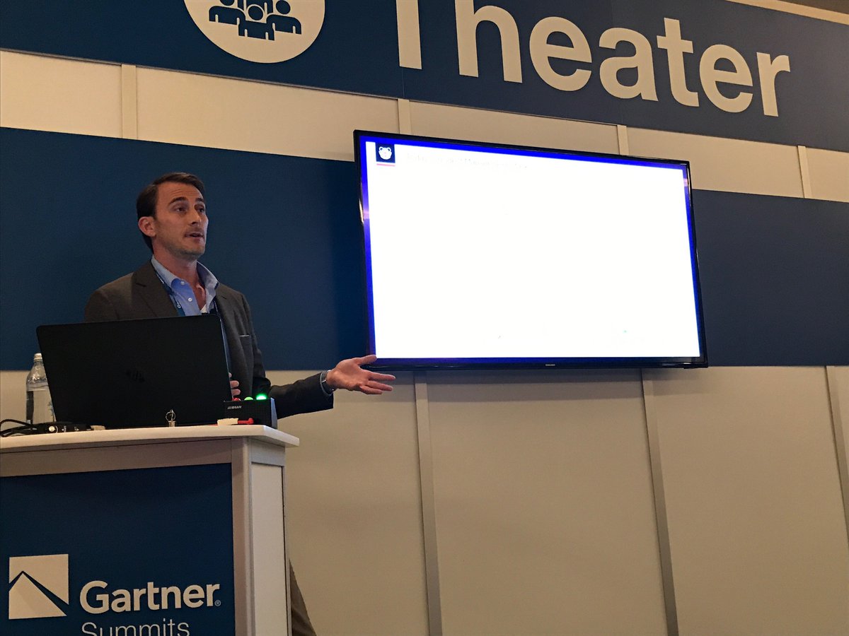 Very proud watching Michael break down #AIOps at #GartnerIOM!