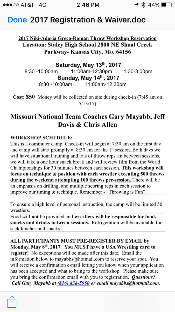 ElishaBears's tweet image. Come train with the man, myth and legend! #CoachMayabb #CoachDavis #throw #grecofreestyle @missouriwrestle @StaleyWrestling @_NotChrisAllen