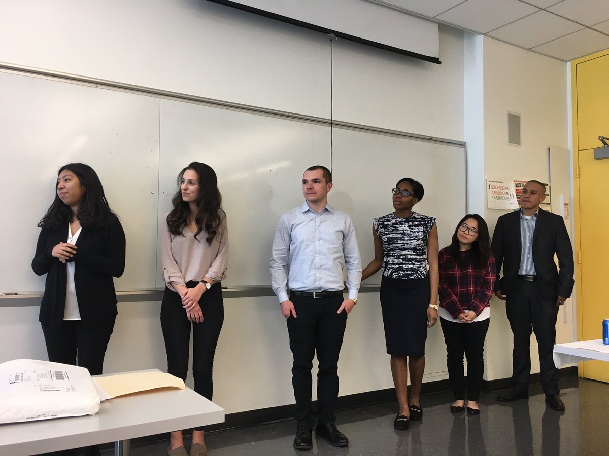 PSA_JJAY's tweet photo. Thank you to everyone who attended our final meeting of the semester! Congratulations to Nikaury and Laura for your awards! https://t.co/1VpX5slQmh