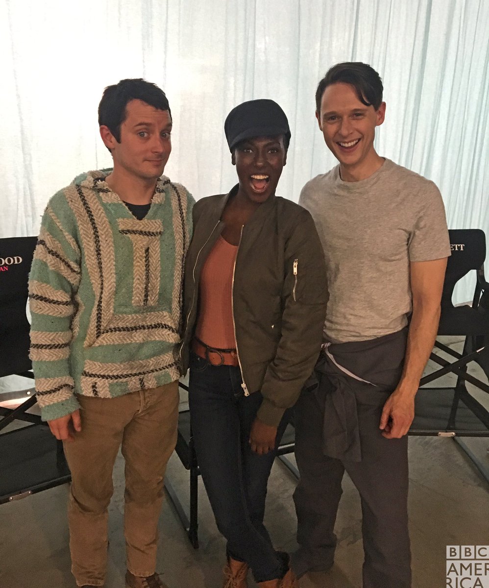 DirkGentlyBBCA's tweet image. We don&apos;t know who mr Woods and Samuel Burnadette are but they look awfully familiar. Happy first day of production on #DirkGently season 2!