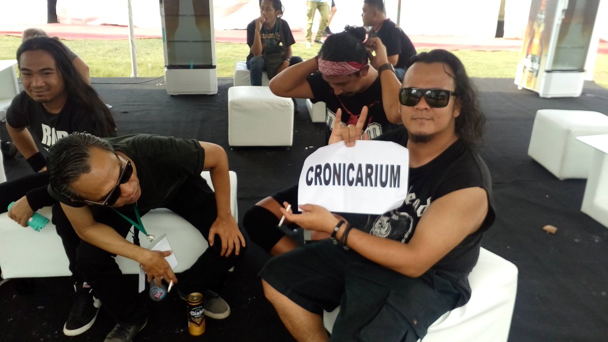Thanks mas mas <a href="/burgerkill/">Burgerkill Official</a> 
#hammersonic #cronicarium #burgerkill