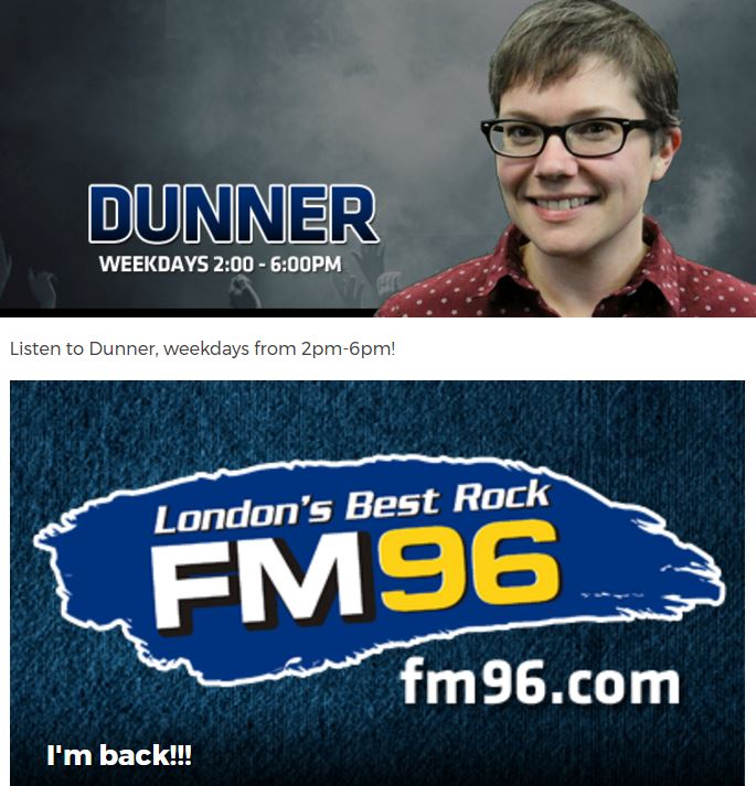 MarkSchadenberg's tweet photo. #RadioDial discovery. Hey ! Terrific @dunnerfmradio from #WdskOnt is on @FM96Rocks in the afternoons. #Imissedthememo. https://t.co/rPWw0asHNd