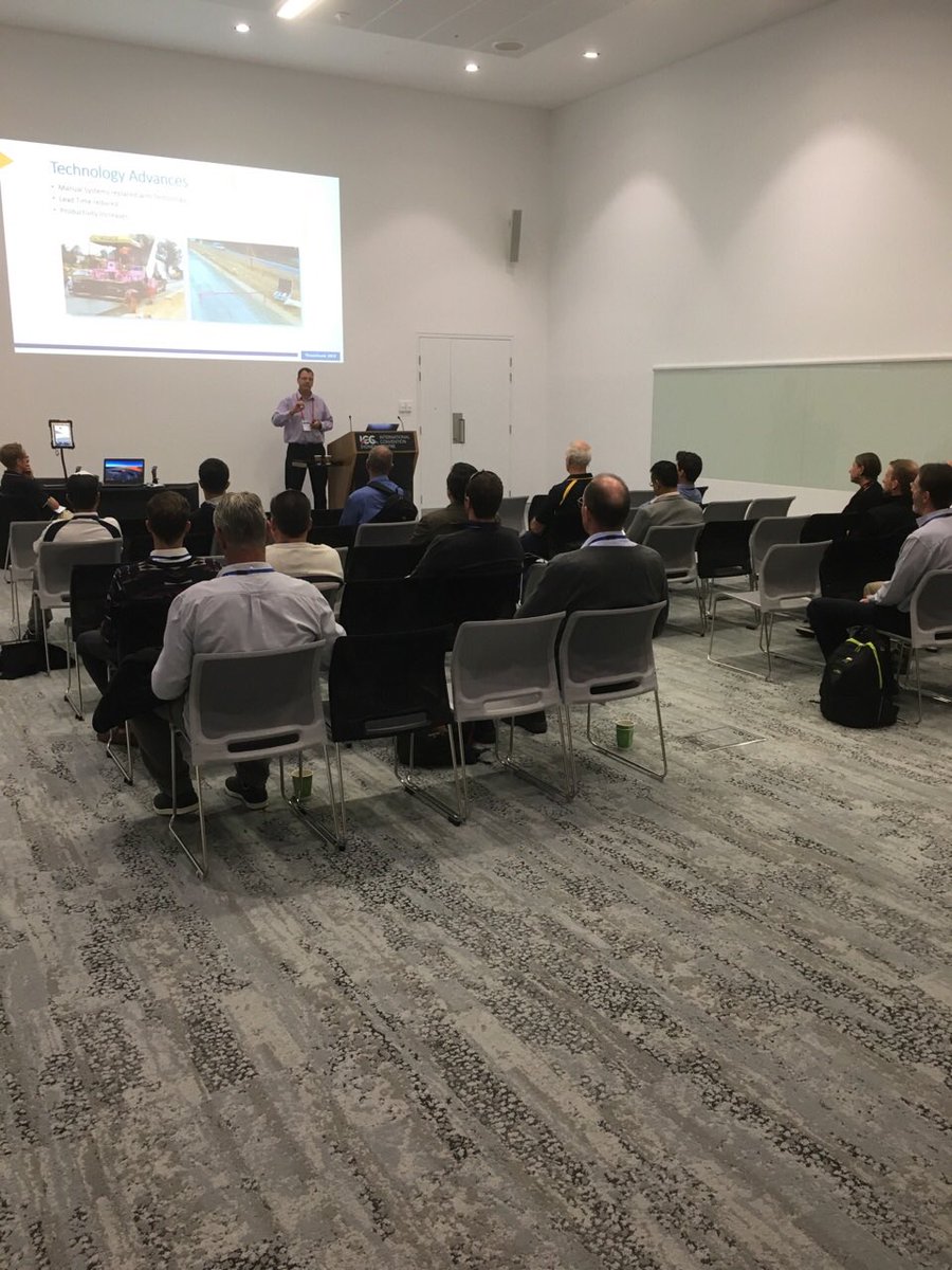 Brent Daniel presenting Trimble Earthworks NextGen at #TransformUC