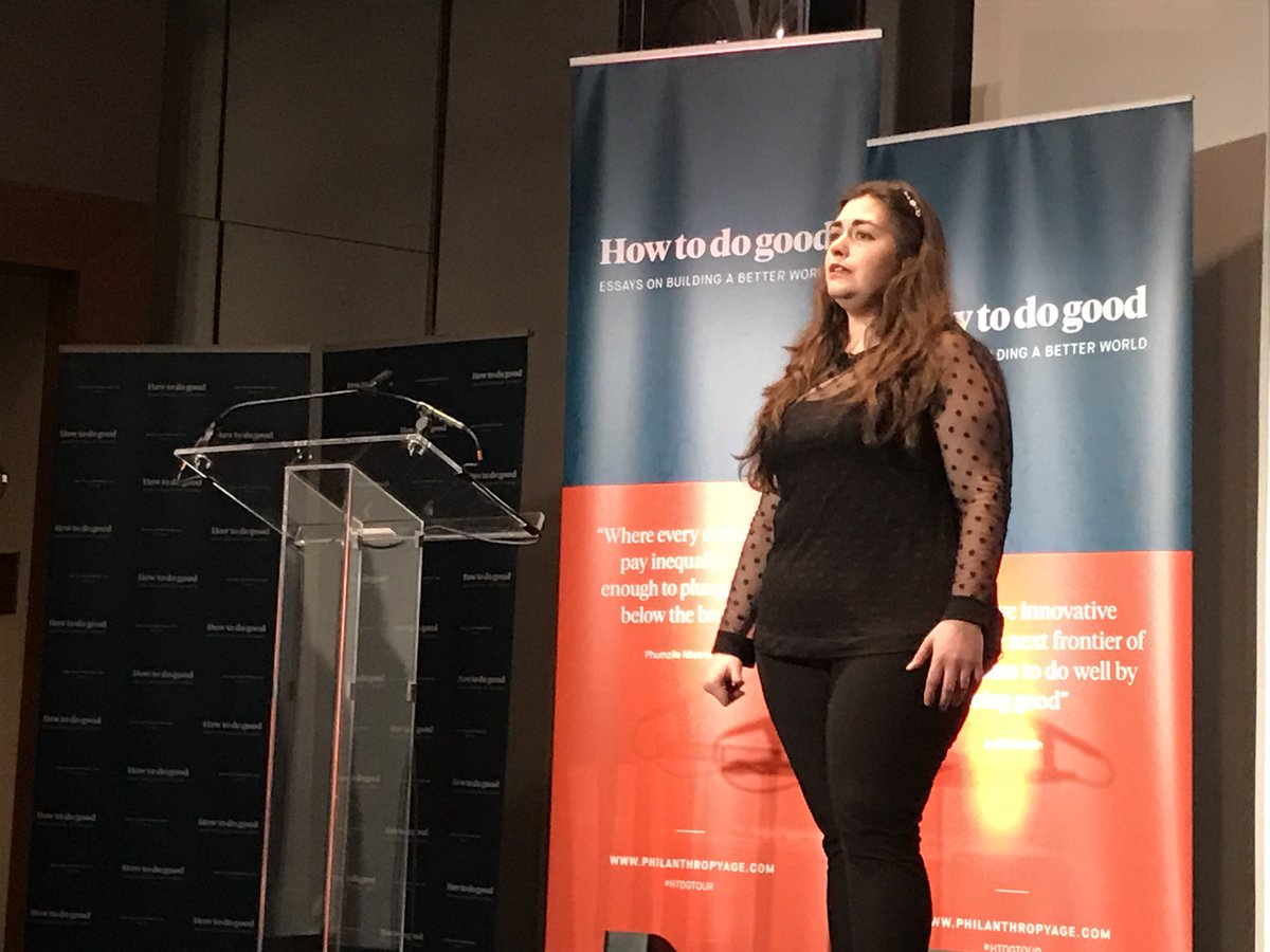 “Being a refugee here taught me to be tough, independent and never to give up.” Syrian violinist Mariela Shaker #HTDGTour