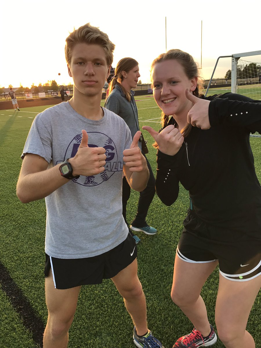EPG_XC_TF's tweet photo. Bo and his timer in the 1600 setting a new PR!! https://t.co/uizH7YhhY0