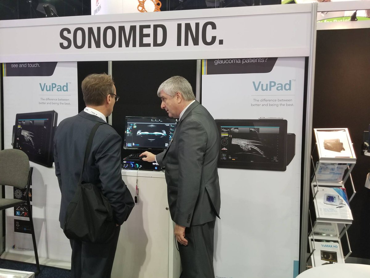 SonomedEscalon's tweet photo. Thank you All for visiting our exhibit at #ASCRSASOA2017 - Team #Sonomed https://t.co/IkSQPSEv2l #ubm #vupad #ophthalmicultrasound #mastervu https://t.co/8NB5JZHJBd