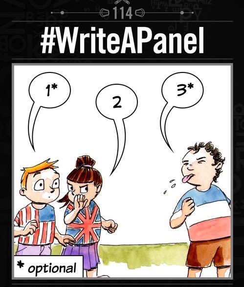 PhunPhactory's tweet photo. #WriteAPanel
1 Welcome to the Red, White, & Blue Club.
2 I'll bet he wants it to be the Blue, White, & Red.
3 No Orange dum dums allowed. https://t.co/pVSPm9dzhV