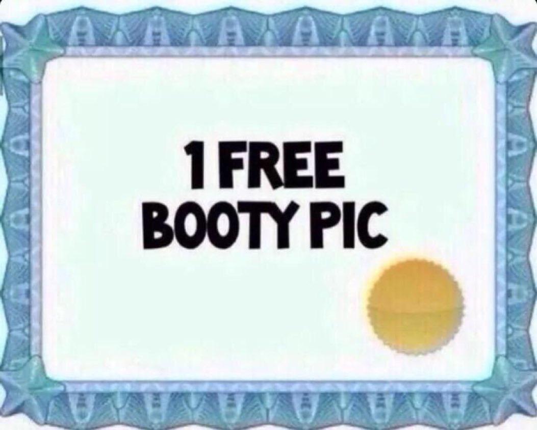 WorIdStarComedy's tweet photo. today is national booty pic day so retweet to share the coupon https://t.co/Tgc1pMD2Vv