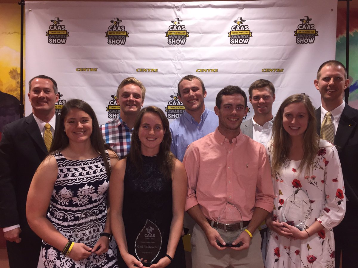 CentreAthletics's tweet photo. Congrats to this year's inductees into the Sigma Alpha Alpha society! #GoldRush #CAAS17 https://t.co/2FQko9sorS