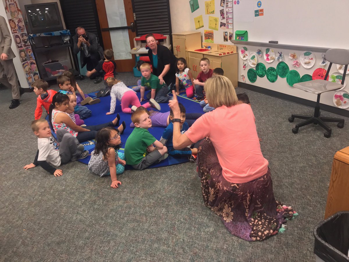 woodward_erica's tweet photo. It was an honor to welcome @LGSuzanneCrouch @TedLMaple to Jackson County's On My Way PreK program. https://t.co/aAxQeii2mN