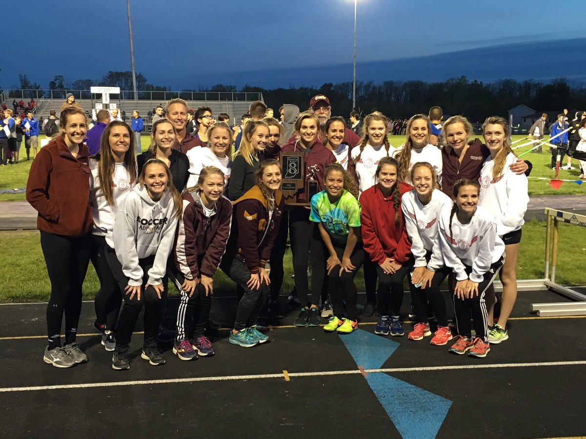 CCityEaglesAD's tweet photo. Your NE8 girls' track champions!  Congratulations ladies! https://t.co/avN0oVekUH