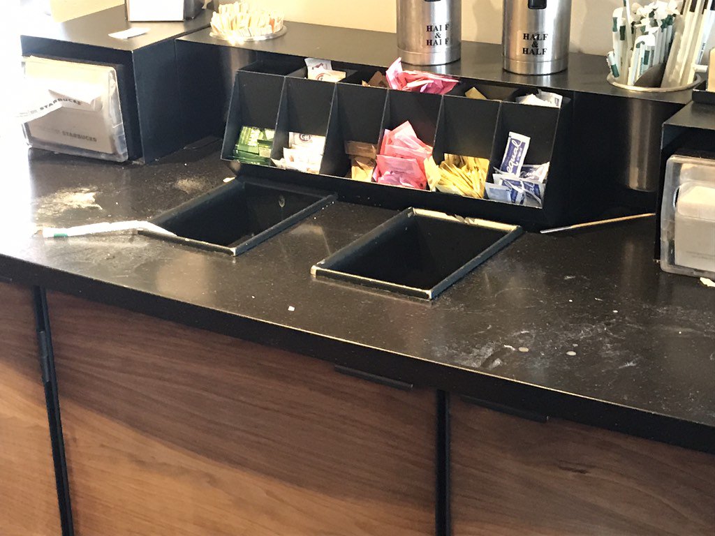 MHernandezSax's tweet photo. Uhhh..What? @Starbucks - Starbucks on Bryant &amp; Marisposa in SF is tragic.  #trashy #3rdplacemyass #grandetrashiatto https://t.co/9XSEzzBgGI