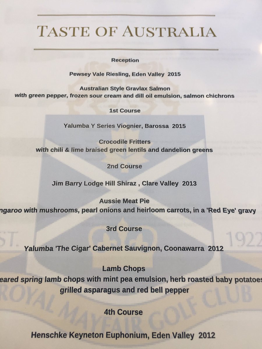 caskandbarrel73's tweet photo. Off to a GREAT evening at the Australian Down Under Wine Dinner with Elizabeth Muir.
G'day Mates!! #sippingthegoodstuff! https://t.co/5LWvZgYxkw