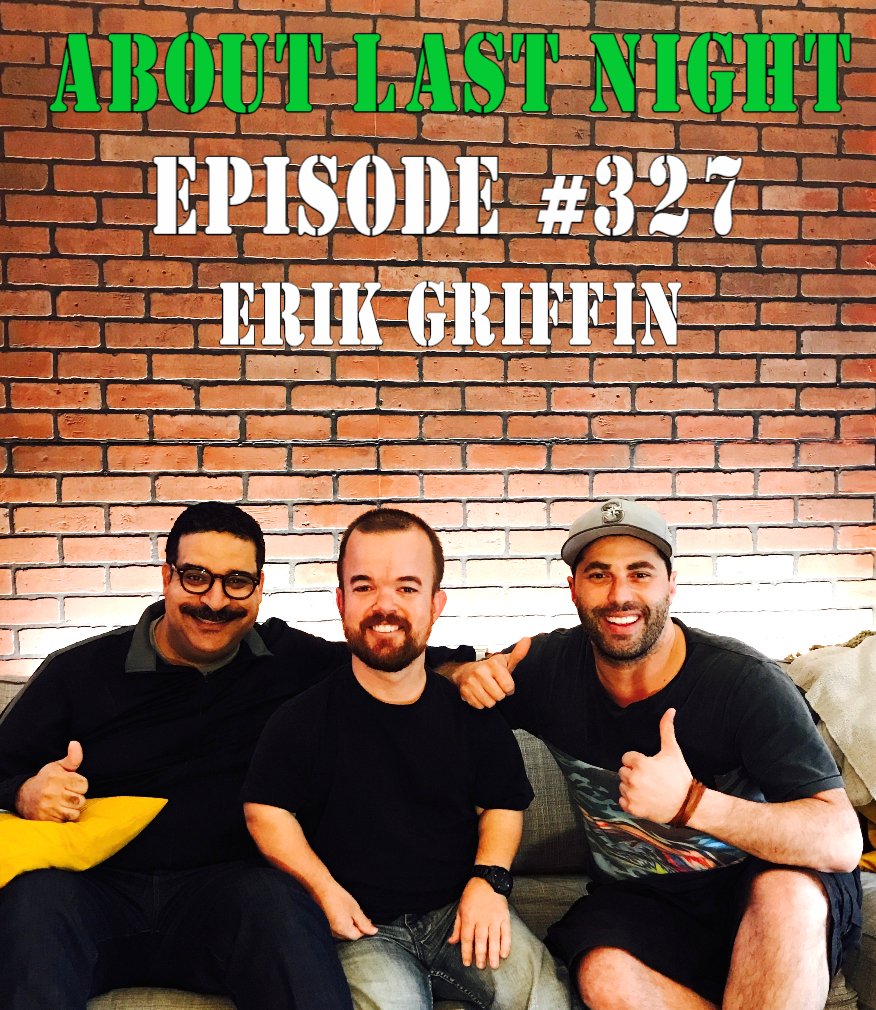 adamraycomedy's tweet photo. Brand new episode of @ALNpodcast w/ @ErikGriffin. He is easily one of our favorite guests to have on. Listen now: https://t.co/uM2UWsKZ3c https://t.co/78judbmt7u