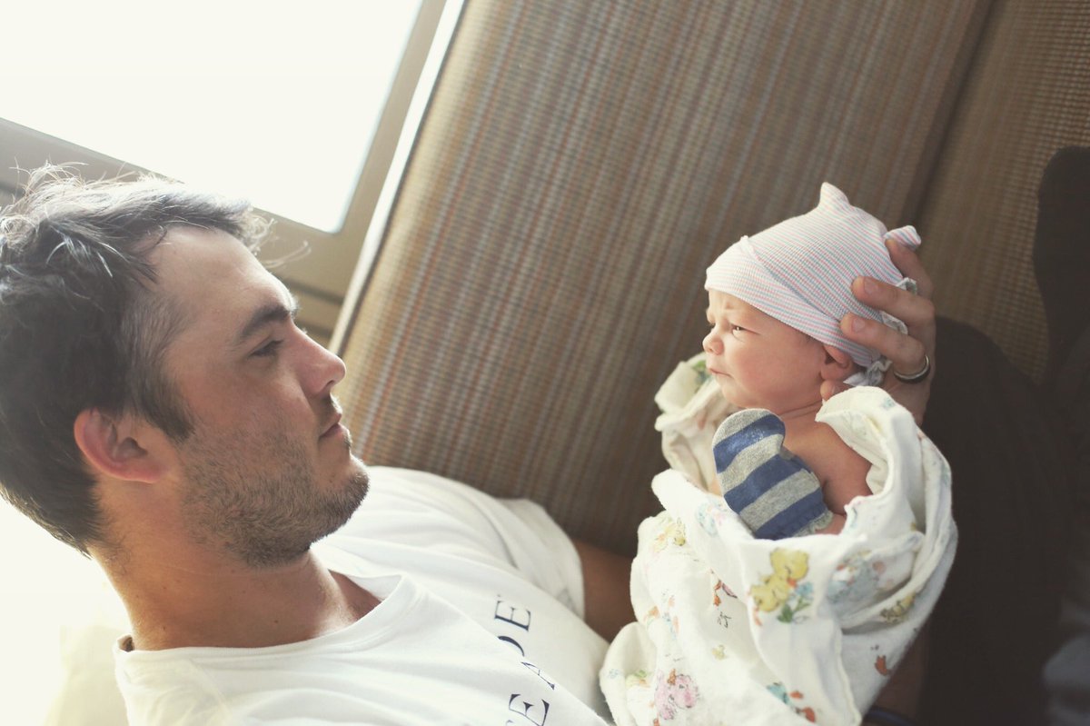 coletaylorlive's tweet photo. "When tough little boys, grow up to be dads, they turn into be babies again" https://t.co/85cnXK4xXl