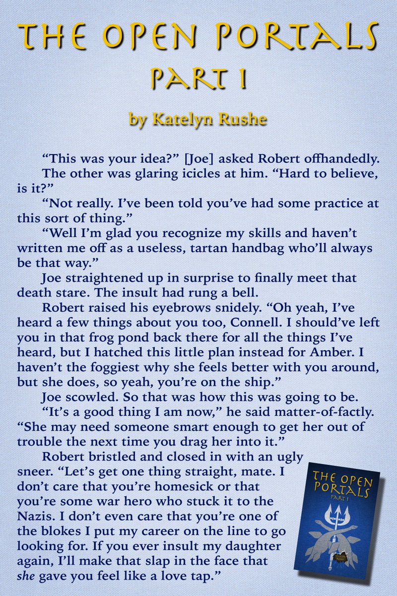 KatelynRushe26's tweet photo. A 3rd excerpt from my book "The Open Portals - Part 1"

https://t.co/Fes02d2uUf

#Autism #autismawareness #fantasy #scifi #books #youngadult https://t.co/xKpEB4mT8U