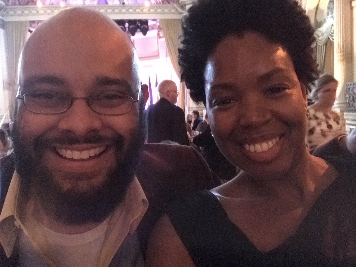 lexisb's tweet photo. .@amjoyshow favorite @DrPhilGoff and I at @JohnJayCollege #educatingforjustice gala! He was just on last weekend, and is doing amazing work! https://t.co/bm2m8UEOHO