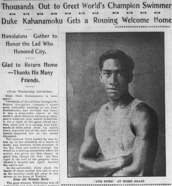 CFIJohnson's tweet photo. For Asian Pacific American Heritage Month, here's Duke Kahanamoku, Olympic... https://t.co/1h8FncPDU6 by #HistClassroom via @c0nvey https://t.co/Z8WMtPK6CU